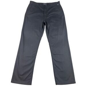 Vans Authentic Chino Relaxed Fit Pants Mens 36x31* Black Stretch Twill Skater